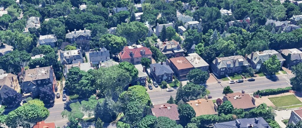 Charming neighborhood street showing the importance of location in real estate